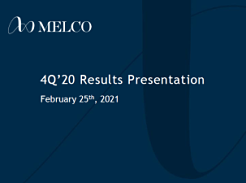 4Q’20 Results Presentation 